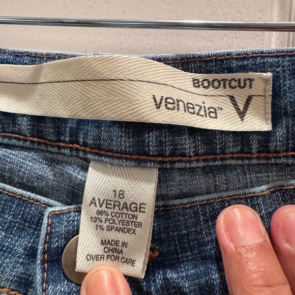Venezia Classic Blue Bootcut Jeans - Picture 2 of 3